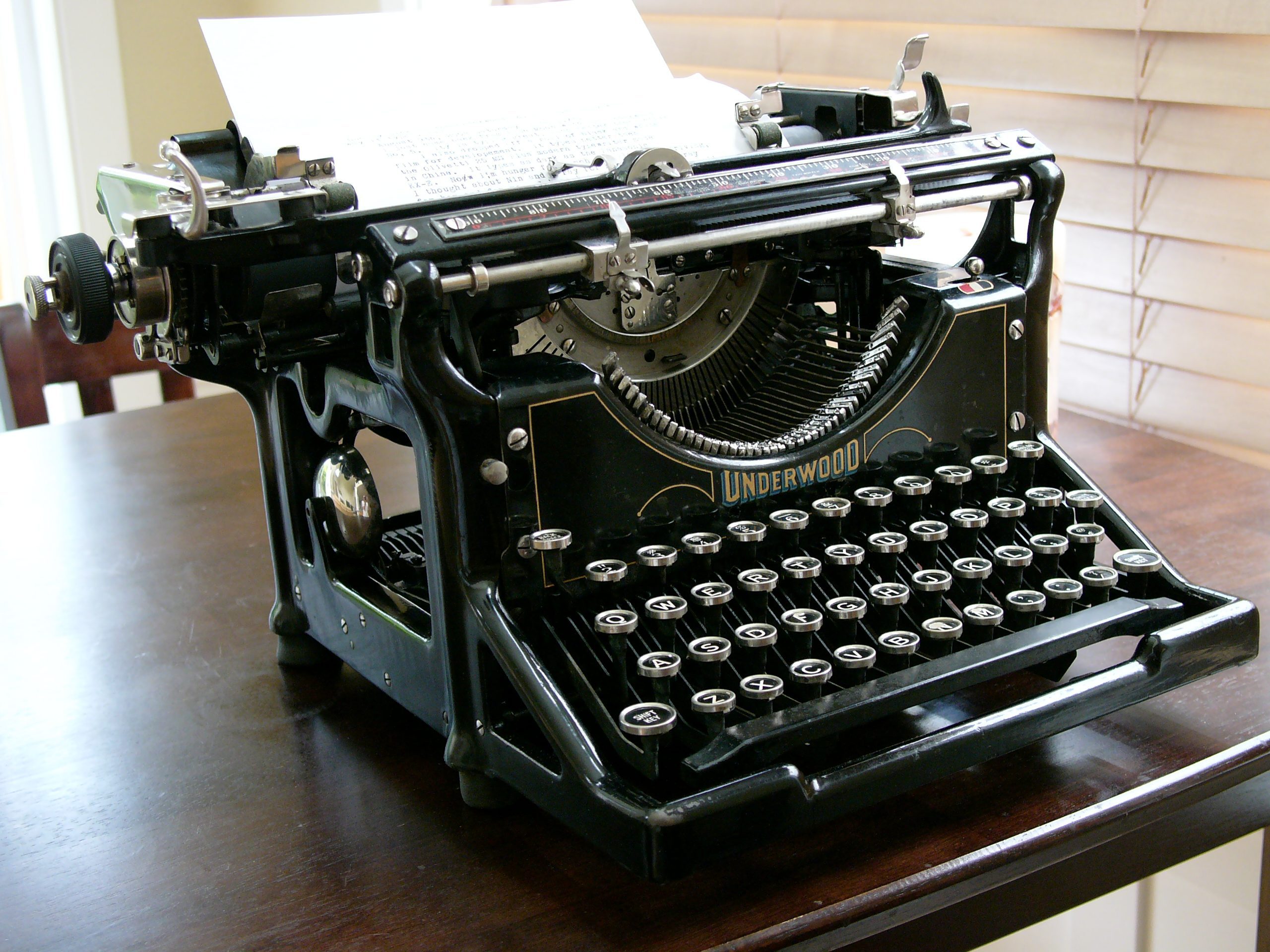 Underwood No. 5 Typewriter