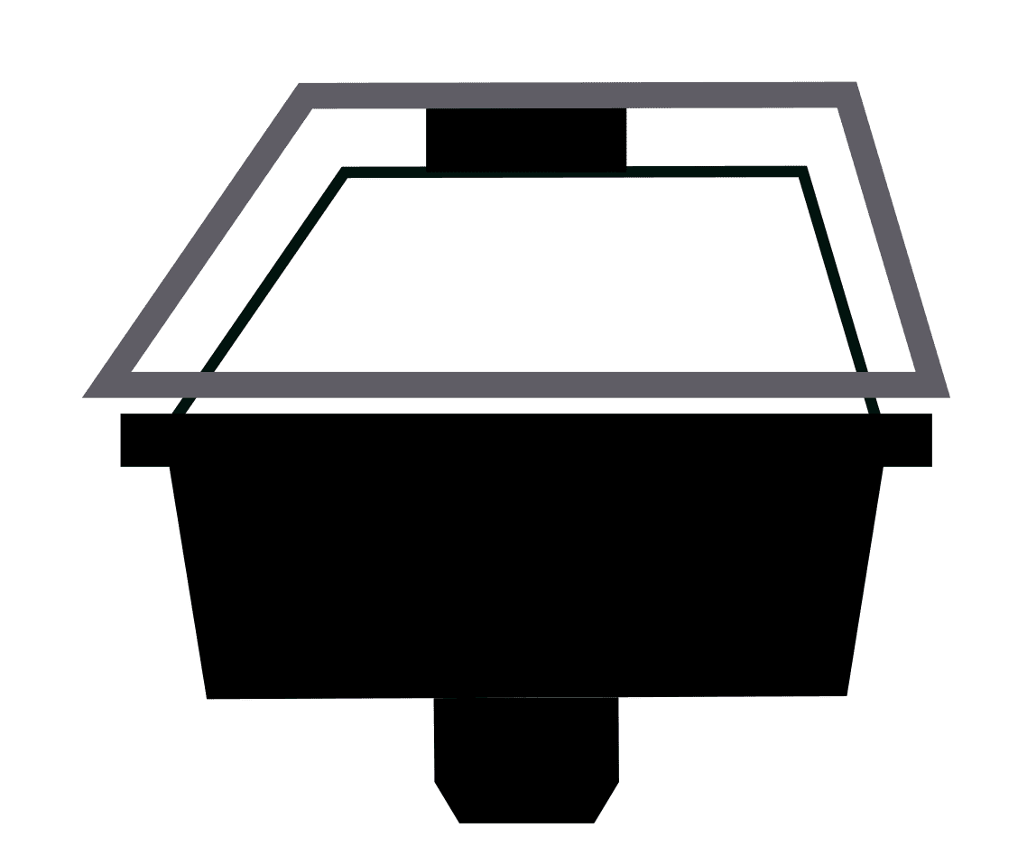 Switch and Key Cap without Interference